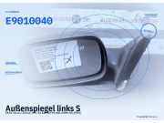 Außenspiegel links SEAT Ibiza I (021A) E9010040