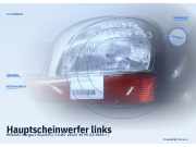 Hauptscheinwerfer links RENAULT Kangoo I Rapid (FC)
