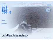 Luftdüse links außen VW Golf IV (1J) 1J1819703E