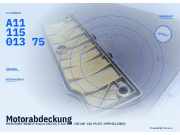 Motorabdeckung MERCEDES-BENZ E-Klasse (W210) A1111501375