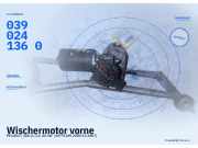 Wischermotor vorne PEUGEOT 206 CC 0390241360