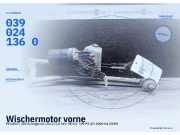 Wischermotor vorne PEUGEOT 206 Schrägheck (2A/C) 0390241360