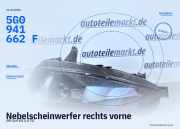 Nebelscheinwerfer rechts vorne VW Golf VII 5G0941662F