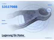 Lagerung für Motor OPEL Meriva A 13117088