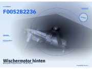 Wischermotor hinten KIA Ceed 2 (JD) F00S2B2236