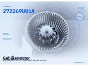 Gebläsemotor NISSAN Micra III (K12) 272269U01A