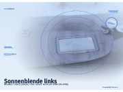 Sonnenblende links PEUGEOT 205 II (20A/C)