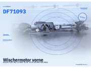 Wischermotor vorne MAZDA 2 (DE) DF71093 mit Gestänge DF71093