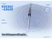 Heckklappendämpfer KIA Carnival I (UP) K55362-63620