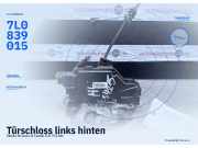 Türschloss links hinten Skoda Octavia II Combi (1Z5) 7L0839015