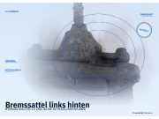 Bremssattel links hinten HYUNDAI Getz (TB)