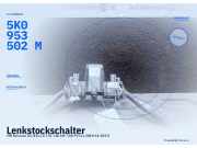 Lenkstockschalter VW Scirocco III (13) 5K0953521GF 5K0953502M