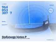 Stoßstange hinten PEUGEOT 307 SW 9640533077