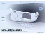 Sonnenblende rechts PEUGEOT 206 Schrägheck (2A/C)