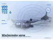 Wischermotor vorne RENAULT Megane III Coupe (DZ) W000007226