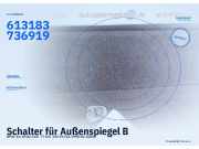 Schalter für Außenspiegel BMW 3er (E46) 613183736919