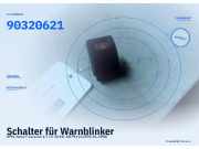 Schalter für Warnblinker OPEL Astra F Caravan 90347821 90320621