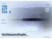 Heckklappendämpfer FORD Galaxy (WGR) 7M0827550G