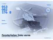 Fensterheber links vorne OPEL Zafira A (T98) 0130821768