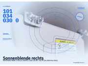 Sonnenblende rechts MERCEDES-BENZ A-Klasse (W169) 1010340300