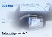 Außenspiegel rechts Opel Astra G Stufenheck (T98) 026108