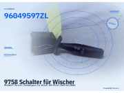 Schalter für Wischer PEUGEOT Partner I Combispace 96049597ZL