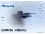 Schalter für Fensterheber MITSUBISHI Galant VI (EA0) MR252818