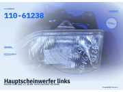 Hauptscheinwerfer links MAZDA 121 I (DA) 110-61238