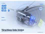Türschloss links hinten AUDI A4 (8D, B5) 4A0839015D