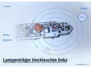 Lampenträger Heckleuchte links MERCEDES-BENZ C-Klasse T-Modell (S202)
