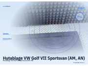 Hutablage VW Golf VII Sportsvan (AM, AN)