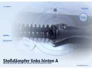 Stoßdämpfer links hinten AUDI 80 Avant (8C, B4)