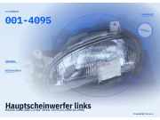 Hauptscheinwerfer links MAZDA 121 II (DB) 001-4095