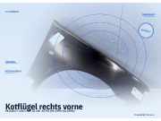 Kotflügel rechts vorne PEUGEOT 106 I (1A, 1C)
