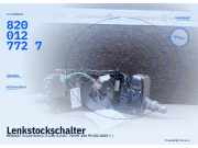Lenkstockschalter RENAULT Grand Scenic II (JM) 8200127727