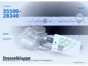 Drosselklappe HYUNDAI Tucson III (TL, TLE) 351002B340 35100-2B340