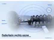 Federbein rechts vorne VW Golf V (1K)
