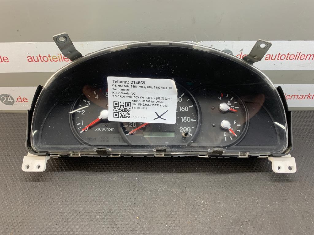 Tachometer KIA Sorento I (JC) 7880-7840 Bild Tachometer KIA Sorento I (JC) 7880-7840