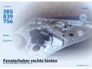 Fensterheber rechts hinten VW Passat B5 (3B2) 3B5839756