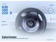 Zahnriemen VW Golf VI (5K) 03D105225D