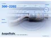 Auspuffrohr OPEL Vivaro A Combi (X83) 300-2202