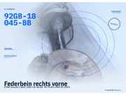 Federbein rechts vorne FORD Scorpio I (GAE, GGE) 92GB-18045-BB