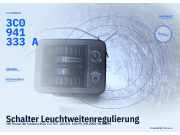 Schalter Leuchtweitenregulierung VW Passat Variant (3C5, B6) 3C0941333A