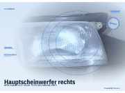 Hauptscheinwerfer rechts OPEL Kadett E