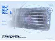 Heizungskühler VW Polo II (86C) 867819121 867819031B