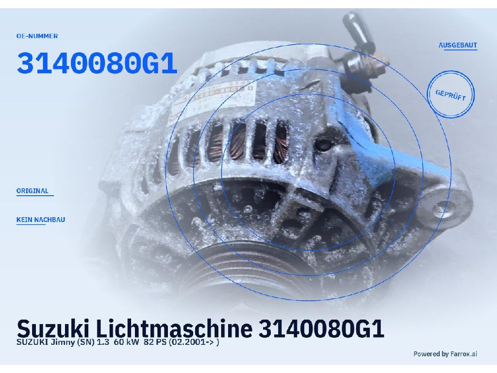 Suzuki Lichtmaschine 3140080G1