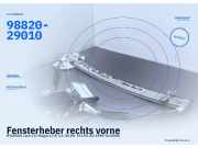 Fensterheber rechts vorne HYUNDAI Lantra II Wagon (J-2) 98820-29010