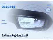Außenspiegel rechts OPEL Corsa A TR (S83) 0510411