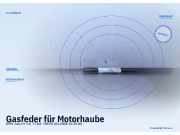 Gasfeder für Motorhaube OPEL Astra H