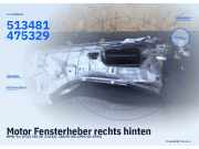 Motor Fensterheber rechts hinten BMW 7er (E32) 513481475329